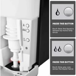 1000ml Pulvérisateur D'alcool Mural, Distributeur De Désinfection D'alcool De Désinfectant Pour Les Mains, Distributeur Savon Mural Pour Colonne Pour Le Restaurant, L'école -Wenko || Grohe || HOMCOM Soldes 75394597 3