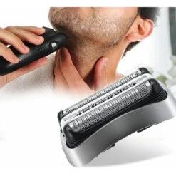 SEENLIN Remplacement De La Grille Et Du Couteau De La Tete De Rasoir Pour Braun 3 Series 300S 301S 310S 320S 330S 340S 360S 380S 3000S, Argent -Wenko || Grohe || HOMCOM Soldes 75561924 5