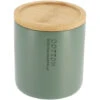 TENDANCE - Boite à Coton Et Cotons-tiges Vert Kaki Avec Couvercle En Bambou -Wenko || Grohe || HOMCOM Soldes 77633314 1