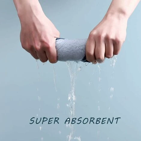 Petite Serviette Main, Lot De 3 Essuie Main Cuisine Douces à Suspendre Pour Cuisine Salle De Bain Et De Toilette(Bleu) 7 Petite Serviette Main, Lot De 3 Essuie Main Cuisine Douces à Suspendre Pour Cuisine Salle De Bain Et De Toilette(Bleu) – Image 5