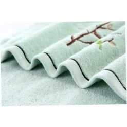 Lot De 2 Essuie-mains En Coton Motif Arbre à Oiseaux Serviette Douce Très Absorbante Pour Salle De Bain 34 X 75 Cm 11 Lot De 2 Essuie-mains En Coton Motif Arbre à Oiseaux Serviette Douce Très Absorbante Pour Salle De Bain 34 X 75 Cm -Wenko || Grohe || HOMCOM Soldes 77759298 5