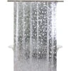 Rideau De Douche Translucide 3D Rideau De Bain étanche EVA Rideaux De Bain Motif De Pavés Modernes Rideau De Salle De Bains -Wenko || Grohe || HOMCOM Soldes 77809402 1