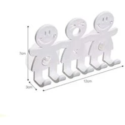 Mignon Support De Brosse à Dents Avec Ventouse Pour Murale De Salle De Bain Home Decor (blanc, 12X3X7cm)——VEBTles -Wenko || Grohe || HOMCOM Soldes 78387908 5