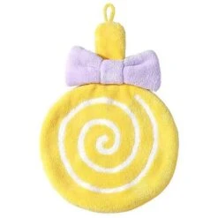 Sucette Mignonne Serviette à Main à Suspendre Super Absorbants Séchage Rapide En Microfibre Serviettes Pour