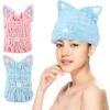 2 Bonnet Cheveux Sec Serviette De Sèche-Cheveux Pour Femmes Bonnet De Bain à Séchage Rapide Serviette Microfibre Cheveux Avec Oreilles De Chat Serviette Pour Cheveux En Polaire Corail Super Absorbante 1 2 Bonnet Cheveux Sec Serviette De Sèche-Cheveux Pour Femmes Bonnet De Bain à Séchage Rapide Serviette Microfibre Cheveux Avec Oreilles De Chat Serviette Pour Cheveux En Polaire Corail Super Absorbante -Wenko || Grohe || HOMCOM Soldes 78535002 1