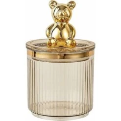 Distributeur De Contenants De Finition De Comptoir De Salle De Bain Pour Tapis De Coton Rond, Boules De Coton, Etc., Stockage De Tampons (café)