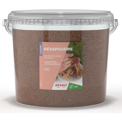 Savon Poudre Végétale Aexapoudre VG Seau De 5L - AEXALT - SV628 3 Savon Poudre Végétale Aexapoudre VG Seau De 5L - AEXALT - SV628