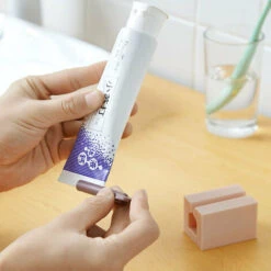 Distributeur De Dentifrice Porte-dentifrice, Presse-dentifrice Presse-dentifrice Blanc -Wenko || Grohe || HOMCOM Soldes 79293825 3