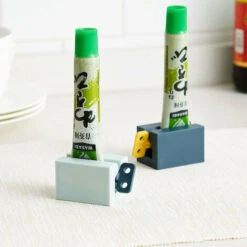 Distributeur De Dentifrice Porte-dentifrice, Presse-dentifrice Presse-dentifrice Blanc -Wenko || Grohe || HOMCOM Soldes 79293825 4