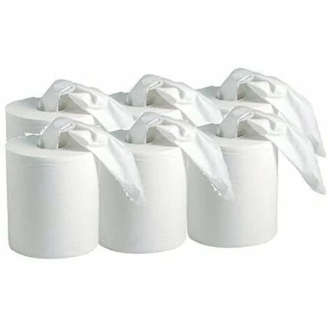 ESSUYAGE PAPIER BOBINE ESSUIE MAIN BLANCHE PURE OUATE 450 F - PAQUET DE 6 Bobines - FABRIQUE EN FRANCE 3 ESSUYAGE PAPIER BOBINE ESSUIE MAIN BLANCHE PURE OUATE 450 F - PAQUET DE 6 Bobines - FABRIQUE EN FRANCE