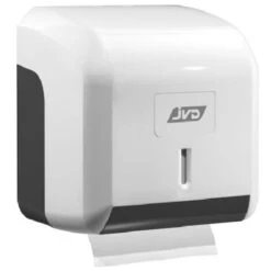 Distributeur De Papier Hygiénique Cleanline Mini - Manuel - Sécurisé - Feuille Ou Rouleau - Blanc