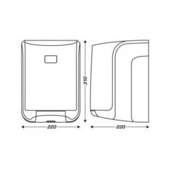 Grand Dévidoir Central Cleanline Maxi - Manuel - Sécurisé - Feuille - Blanc 6 Grand Dévidoir Central Cleanline Maxi - Manuel - Sécurisé - Feuille - Blanc -Wenko || Grohe || HOMCOM Soldes 7938373 2