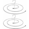 2 Pièces Spirale En Forme De Séchage Rack Acier Inoxydable Blanchisserie Stand Cintre Rotatif -Wenko || Grohe || HOMCOM Soldes 80348587 1
