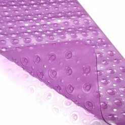 Tapis De Douche Antiderapant - 88cm X 56 Cm - Tapis De Baignoire Lavable En Machine Avec Ventouses Et Trous D’Évacuation - Tapis En Caoutchouc Antidérapant Et Anti-Moisissure Pour Enfants -Wenko || Grohe || HOMCOM Soldes 80348749 2