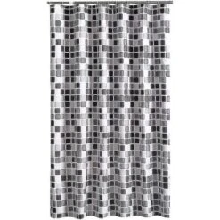 Rideau De Douche 200 X 220 Cm (l XH), Anti-moisissure, Antibactérien, Hydrofuge, Tissu Polyester Doux