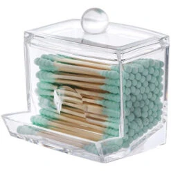 Boîte De Coton-Tige, Boîte à Bâtonnets Coton-Tige Bud Cosmetics Maquillage Titulaire Boîte De Rangement Organisateur, Transparent 10 Boîte De Coton-Tige, Boîte à Bâtonnets Coton-Tige Bud Cosmetics Maquillage Titulaire Boîte De Rangement Organisateur, Transparent -Wenko || Grohe || HOMCOM Soldes 81554986 4