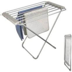 Etendoir Séchoir à Linge Electrique - 8 Barres