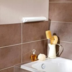 Leifheit Longline Séchoir Mural Extensible Rollfix 210, Blanc (83040) -Wenko || Grohe || HOMCOM Soldes 82242571 3