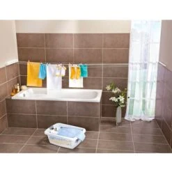 Leifheit Longline Séchoir Mural Extensible Rollfix 210, Blanc (83040) -Wenko || Grohe || HOMCOM Soldes 82242571 4