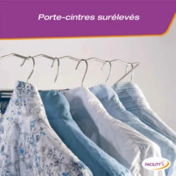 Étendoir à Linge Inox Avec Porte Cintres -Wenko || Grohe || HOMCOM Soldes 8336 5