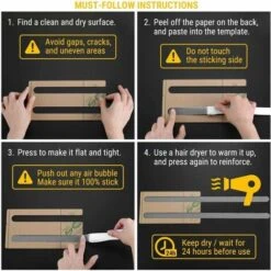 16 Pièces Autocollants Antidérapants Autocollants De Douche Bandes De Sécurité De Bain Transparent Auto-adhésif Antidérapant Bandes Autocollants Pour Baignoires Douches -Wenko || Grohe || HOMCOM Soldes 83753421 4