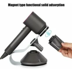 Sèche-cheveux Dyson Supersonic Et Support Magnétique Pour Deux Buses De Stockage(sèche-cheveux Non Inclus) -Wenko || Grohe || HOMCOM Soldes 83756598 3