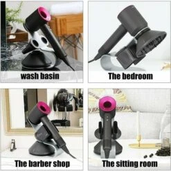 Sèche-cheveux Dyson Supersonic Et Support Magnétique Pour Deux Buses De Stockage(sèche-cheveux Non Inclus) -Wenko || Grohe || HOMCOM Soldes 83756598 5