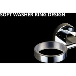 Porte-Brosse à Dents Porte-gobelet (Gobelets Doubles) -Wenko || Grohe || HOMCOM Soldes 85564987 4