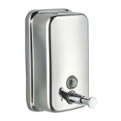 500ml Distributeur De Savon Mural, Distributeur De Savon Salle De Bain En Acier Inoxydable Ou Cuisine Boîte De Savon Liquide Manuel Fixé