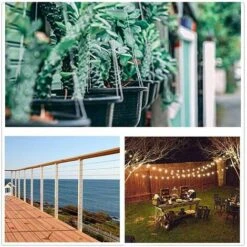 Câble Acier Inoxydable,Corde En Acier Inoxydable à Suspendre,File A Linge Extérieur,Corde à Linge Acier Exterieur,Câble Métallique Extérieur,Corde à Linge -Wenko || Grohe || HOMCOM Soldes 85785195 4