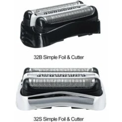 DHKLFA Remplacement De La Grille De La Tete De Rasage Et Du Cutter Pour Braun 3 Series 300S 301S 310S 320S 330S 340S 360S 380S 3000S, Noir -Wenko || Grohe || HOMCOM Soldes 86522618 3