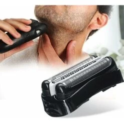 DHKLFA Remplacement De La Grille De La Tete De Rasage Et Du Cutter Pour Braun 3 Series 300S 301S 310S 320S 330S 340S 360S 380S 3000S, Noir -Wenko || Grohe || HOMCOM Soldes 86522618 4