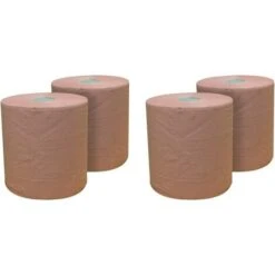 Lot De 4 Bobines Chamois - 1000 Coupes - Grande Taille - Bobines Industrielles - FABRICATION FRANCAISE