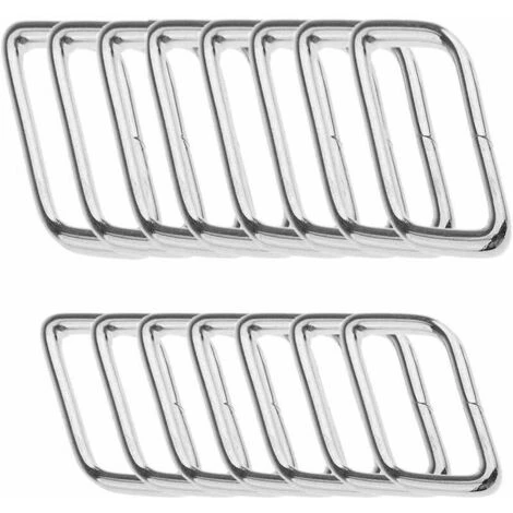 40 Pièces Rectangle Boucle En Métal Rectangle Anneau Boucle 32 Mm 38 Mm Pour Sacs à Main Sac à Dos - Argent 3 40 Pièces Rectangle Boucle En Métal Rectangle Anneau Boucle 32 Mm 38 Mm Pour Sacs à Main Sac à Dos - Argent