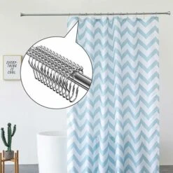 12 Pcs Anneaux De Douche En Acier Inoxydable 7 X 4 CM, Crochets De Rideau De Douche Avec Système Coulissant, Billes Glissant En Métal Pour Tiges De Rideau De Douche, Rideaux (Argent) -Wenko || Grohe || HOMCOM Soldes 87489369 5