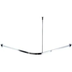 Rail De Douche De Coin Universel Avec Crochets Chromés 52500 RIDDER