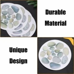 DHKLFA Autocollants De Baignoire Antidérapants Autocollants Antidérapants Baignoire Douche Autocollants Antidérapants Stickers Imperméable Pour Escaliers Salle De Douche Fontainebleau 8 Pièces -Wenko || Grohe || HOMCOM Soldes 87908697 3