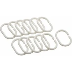 Rideau De Douche Imperméable, Lavable Et Résistant Aux Moisissures Pour Salle De Bains - Avec 12 Crochets, Polyester, Panda, 180X180cm -Wenko || Grohe || HOMCOM Soldes 88330026 4