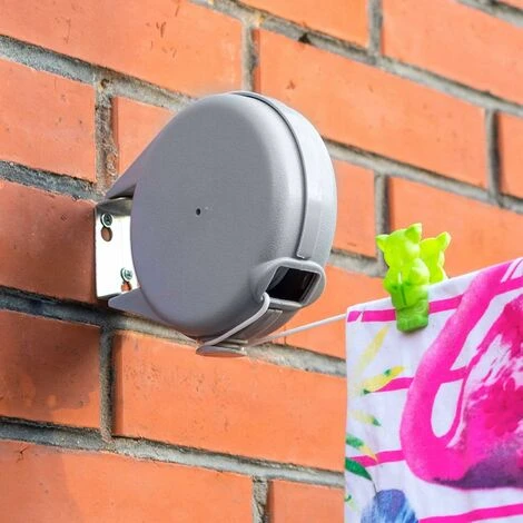 Long, Corde à Linge Rétractable De 12 M Pour Vêtements, Étendoir à Linge Très Robuste Et Résistant, Mécanisme Rétractable Automatique, Installation Facile Sur Murs, Séchoir De Jardin 3 Long, Corde à Linge Rétractable De 12 M Pour Vêtements, Étendoir à Linge Très Robuste Et Résistant, Mécanisme Rétractable Automatique, Installation Facile Sur Murs, Séchoir De Jardin