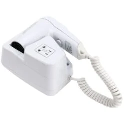 Sèche-Cheveux Mural Blanc -Wenko || Grohe || HOMCOM Soldes 90569085 3