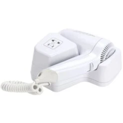 Sèche-Cheveux Mural Blanc -Wenko || Grohe || HOMCOM Soldes 90569085 5