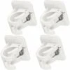 4 Pièces Support De Fixation Pour Tringle à Rideaux, Crochets Muraux Auto-adhésifs, Tringle à Serviette, Support Mural, Fixations Sans Perçage Tige Support Pour Rideau Canne, Cuisine, Chambre KCDRJA3I -Wenko || Grohe || HOMCOM Soldes 91549074 1