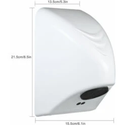 Sèche-mains Commercial Automatique 600W Sèche-mains électriques Appareil De Séchage Des Mains Domestique Salle De Bain Vent Chaud Souffleur à Main Couvercle En Plastique 10 Sèche-mains Commercial Automatique 600W Sèche-mains électriques Appareil De Séchage Des Mains Domestique Salle De Bain Vent Chaud Souffleur à Main Couvercle En Plastique -Wenko || Grohe || HOMCOM Soldes 92282347 4