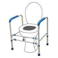 Accoudoirs De Toilettes Réglables - 47,5 Cm - Blanc -Wenko || Grohe || HOMCOM Soldes 9252544 3