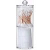 Boîte à Coton-tige En Plastique Organisateur Double Couche Combinaison Cristal Boîte à Coton-tige Ronde Boîte à Démaquiller Boîte à Bijoux Transparente-2pcs -Wenko || Grohe || HOMCOM Soldes 93405978 1