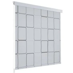 Nova Tiding Avec Système à Rouleaux Pour Douche 80x240 Cm Avec Motifs Carrés