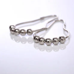 Anneaux De Douche En Gourde 24 Pièces, Anneaux De Rideau De Douche En Métal Chromé Lisse De Haute Qualité Avec Boules Coulissantes Pour Tringles De Douche -Wenko || Grohe || HOMCOM Soldes 94080781 3