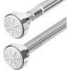 Tringle à Rideau De Douche Extensible 50-85 Cm Barre De Rideau De Douche Sans Percage Tringle De Rideau De Douche En Acier Inoxydable Pour Porte De Balcon De Placard Douche -Wenko || Grohe || HOMCOM Soldes 94131737 1