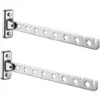Porte Cintre Mural, Lot De 2 Etendoir Mural Rabattable En Acier Inoxydable Sechoir Linge Mural Rabattable Accroche Murale Vêtement Etendoir Mural Pliable Crochet Cintre Pour Chambre Salon Balcon -Wenko || Grohe || HOMCOM Soldes 94700133 1