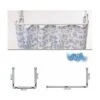 Tringle à Rideau De Douche Universelle En Aluminium Blanc 80 X 170 Cm. -Wenko || Grohe || HOMCOM Soldes 94868126 1